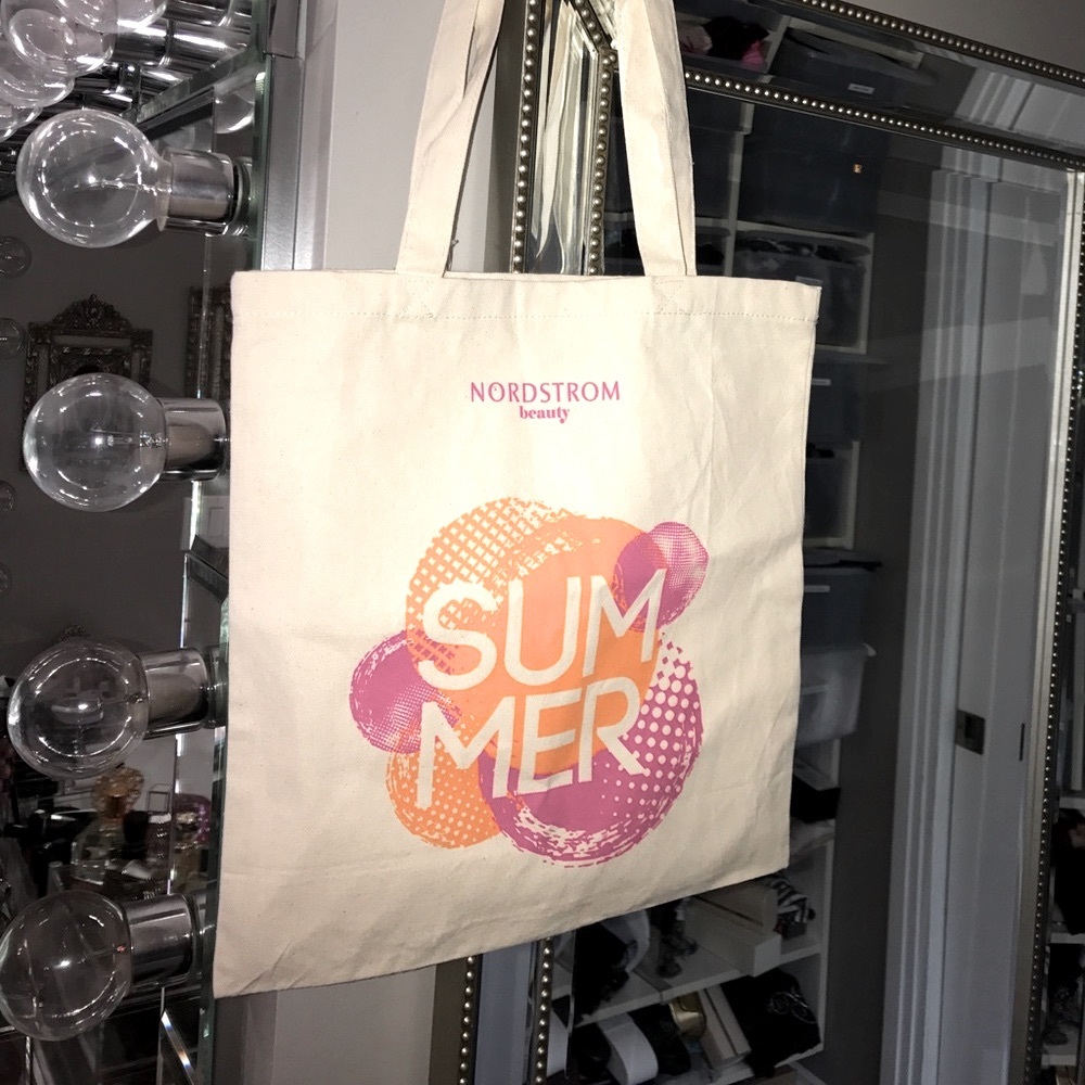 Nordstrom Summer Beauty Canvas Tote Bag